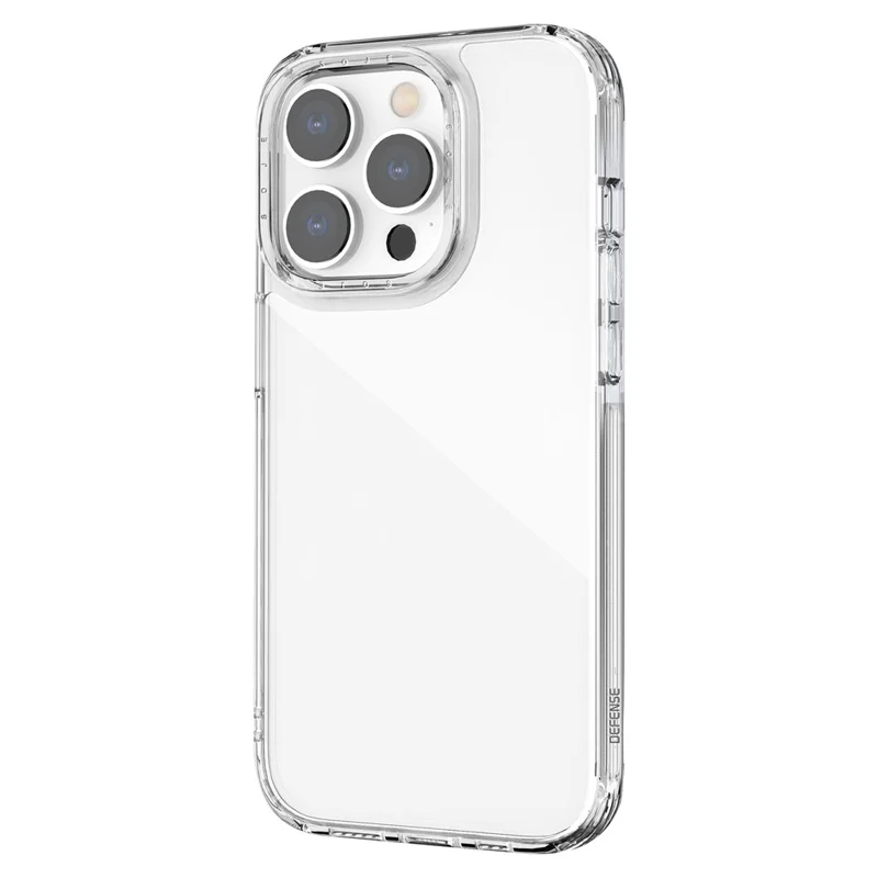 DEFENSE Clearvue Series Transparent Phone Case for iPhone 14 Pro Max, Ultra Thin Anti-shock TPU Phone Cover with Airbag Corners