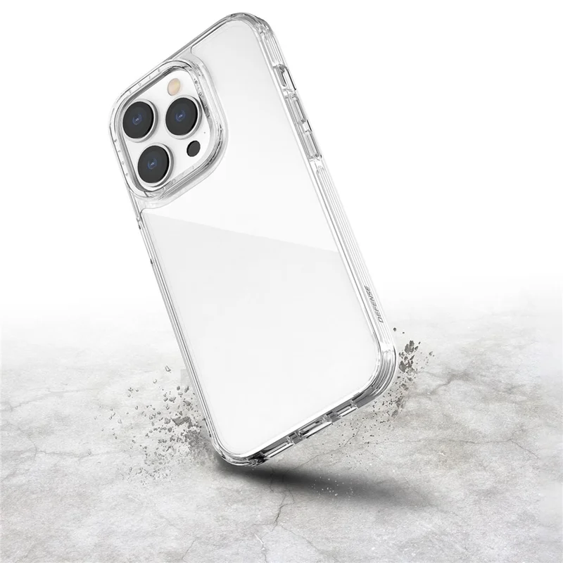 DEFENSE Clearvue Series Transparent Phone Case for iPhone 14 Pro Max, Ultra Thin Anti-shock TPU Phone Cover with Airbag Corners