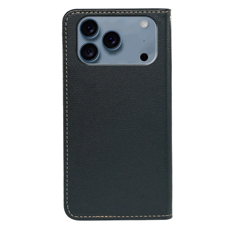 For iPhone 17 Pro Case Wallet RFID Blocking Leather Phone Cover Strong Magnetic Closure - Black