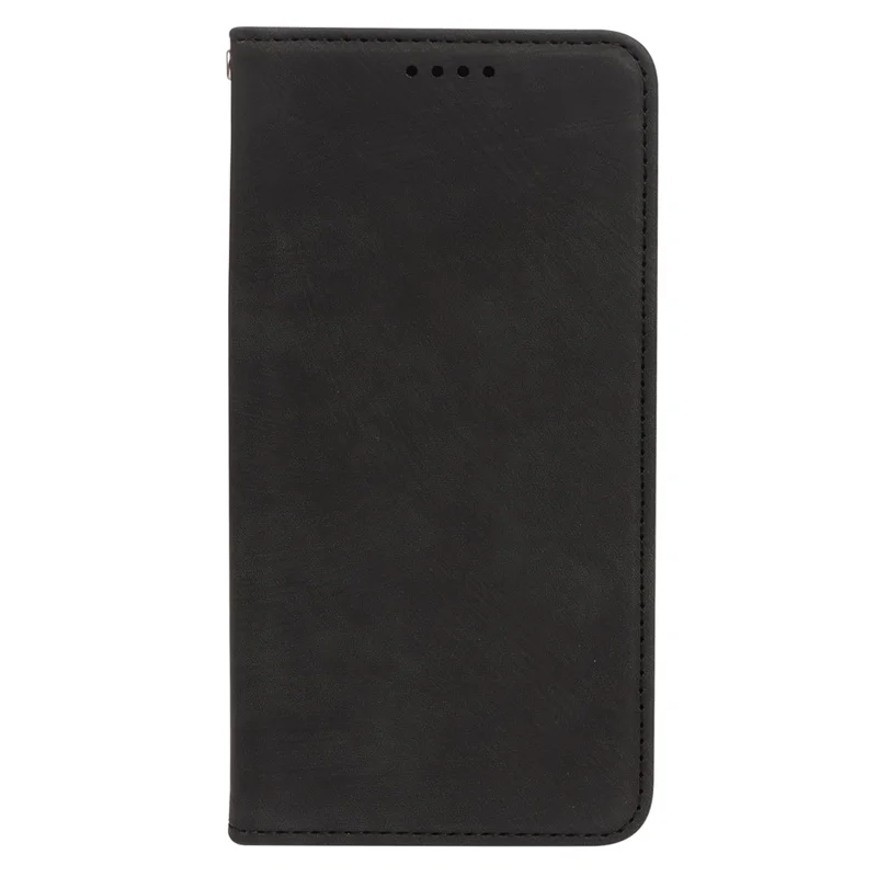 Für Samsung Galaxy A17 Hülle Starke Magnetische Lederbrieftasche Handyhülle mit Streifentextur - Schwarz