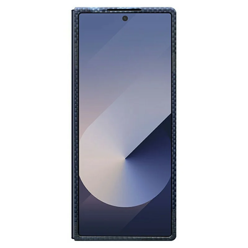 For Samsung Galaxy Z Fold6 5G Magnetic Case Precise Cutouts Aramid Fiber Phone Cover with Metal Lens Frame - Moon