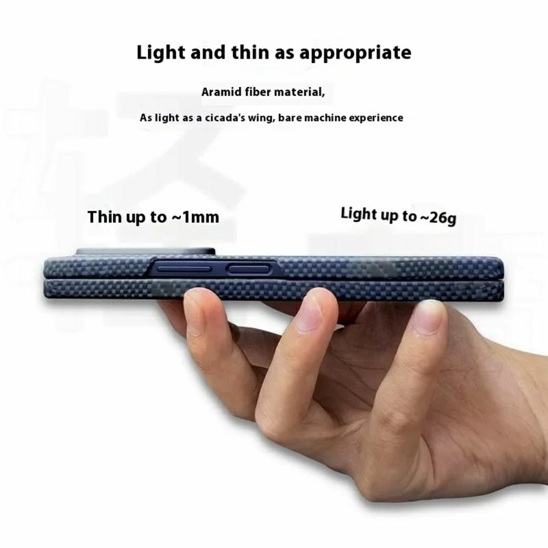 For Samsung Galaxy Z Fold6 5G Magnetic Case Precise Cutouts Aramid Fiber Phone Cover with Metal Lens Frame - Moon
