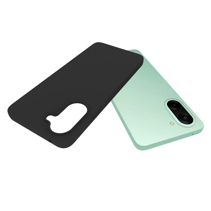 For OnePlus Nord CE 5G / Ace 5 Racing 5G Case Soft Matte Back TPU Black Phone Cover (Large Cutout)