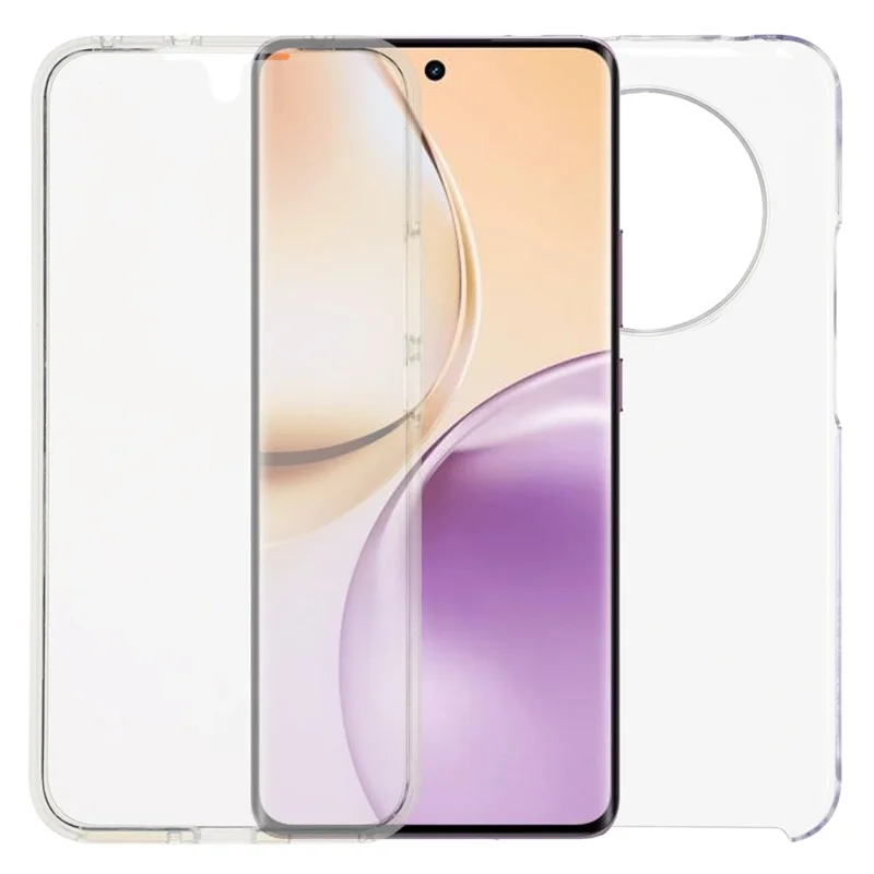 For Realme 14 Pro 5G Case TPU Frame Clear Acrylic Back Phone Cover with PET Film