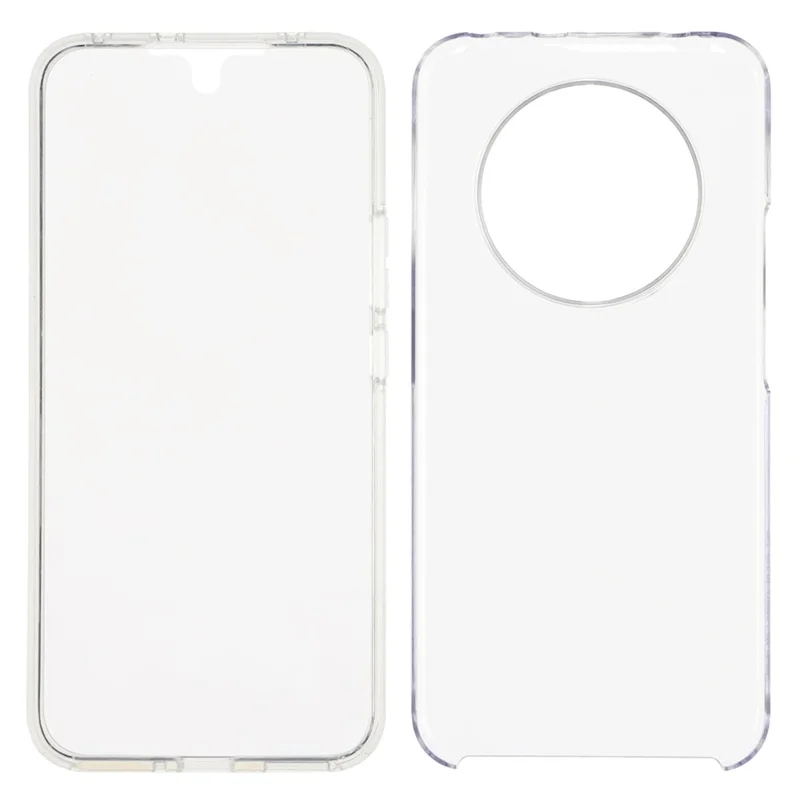 For Realme 14 Pro 5G Case TPU Frame Clear Acrylic Back Phone Cover with PET Film