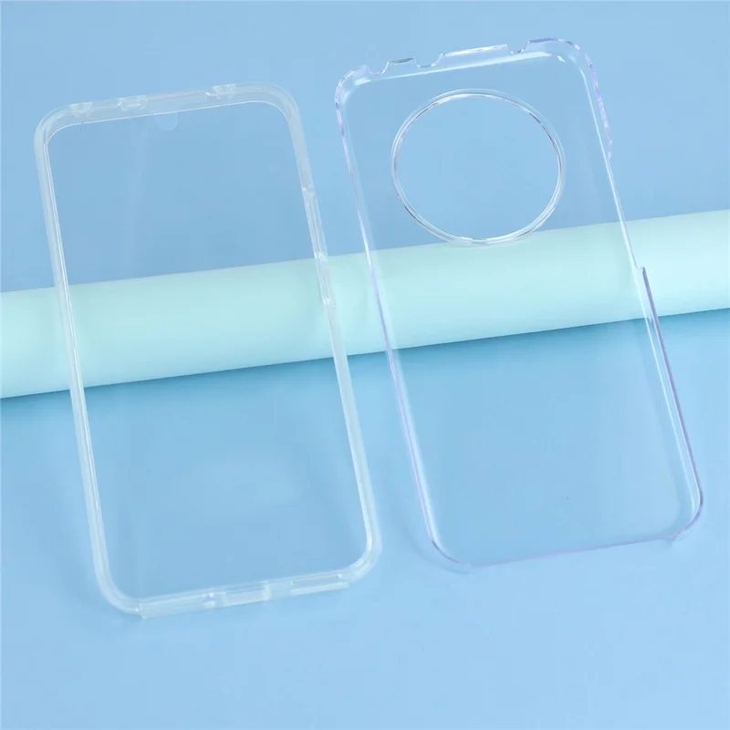 For Realme 14 Pro 5G Case TPU Frame Clear Acrylic Back Phone Cover with PET Film