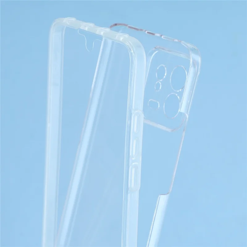 Capa para Xiaomi 13 Estrutura TPU Traseira Acrílica Transparente com Película PET