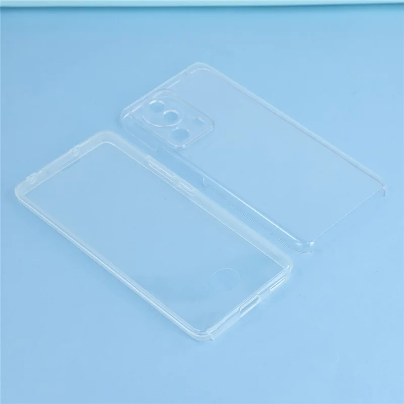 Capa para Xiaomi 13 Lite / Civi 2 5G com Estrutura de TPU, Parte Traseira Transparente em Acrílico e Película de PET