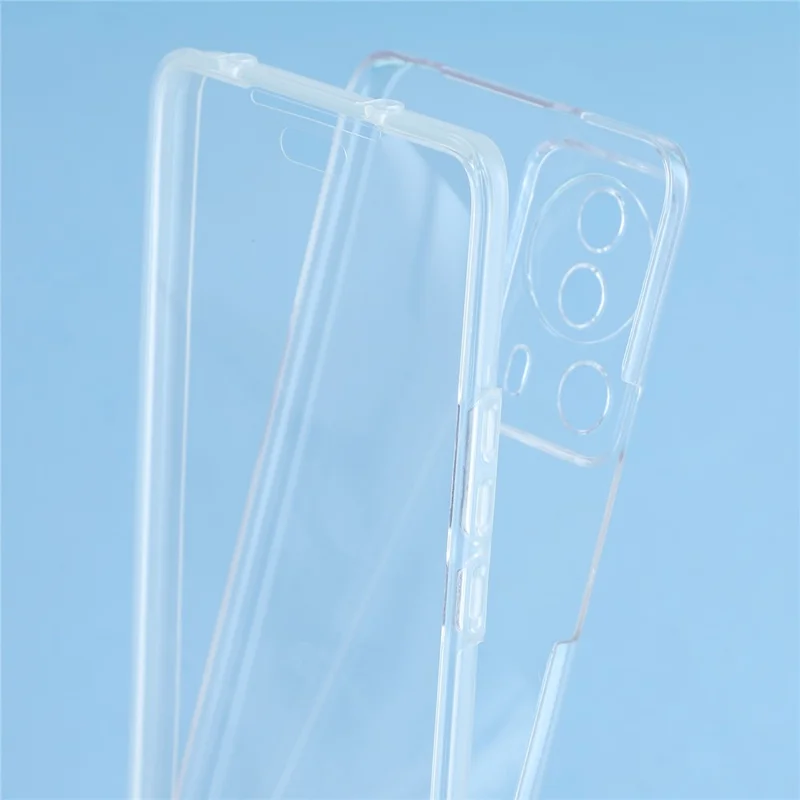 Capa para Xiaomi 13 Lite / Civi 2 5G com Estrutura de TPU, Parte Traseira Transparente em Acrílico e Película de PET