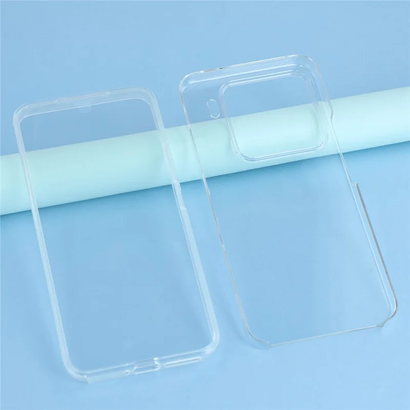 Cover per Xiaomi 15 Pro con Cornice TPU, Retro Trasparente in Acrilico e Pellicola PET