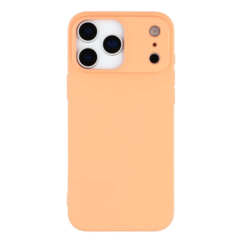 X-LEVEL для iPhone 17 Pro Max Чехол Мягкий ТПУ Противоцарапный с Волокнистой Подкладкой Чехол для Телефона - Оранжевый
