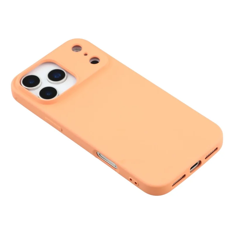 X-LEVEL для iPhone 17 Pro Max Чехол Мягкий ТПУ Противоцарапный с Волокнистой Подкладкой Чехол для Телефона - Оранжевый