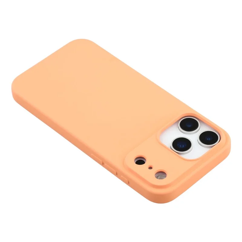 X-LEVEL для iPhone 17 Pro Max Чехол Мягкий ТПУ Противоцарапный с Волокнистой Подкладкой Чехол для Телефона - Оранжевый