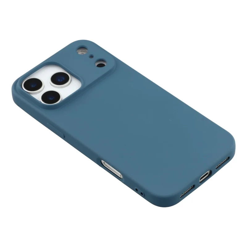 X-LEVEL For iPhone 17 Pro Max Case Soft TPU Anti Scratch Fiber Lining Phone Cover - Dark Blue