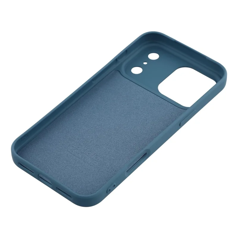 X-LEVEL For iPhone 17 Pro Max Case Soft TPU Anti Scratch Fiber Lining Phone Cover - Dark Blue