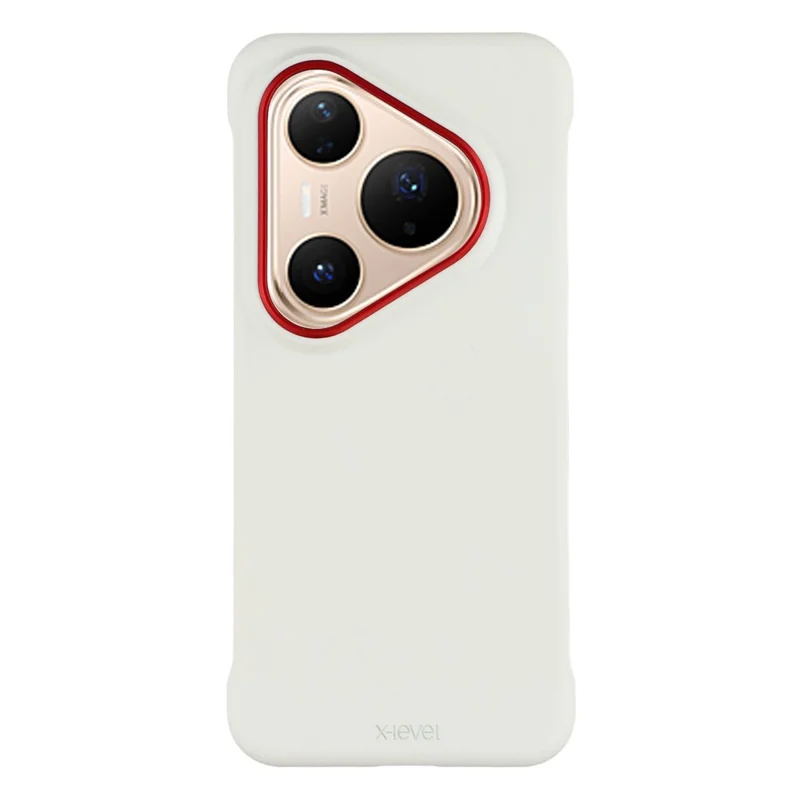 X-LEVEL Für Huawei Pura 80 Ultra Magnetische Hülle Randlos PC + Metall Rückseite Handyhülle - Weiß