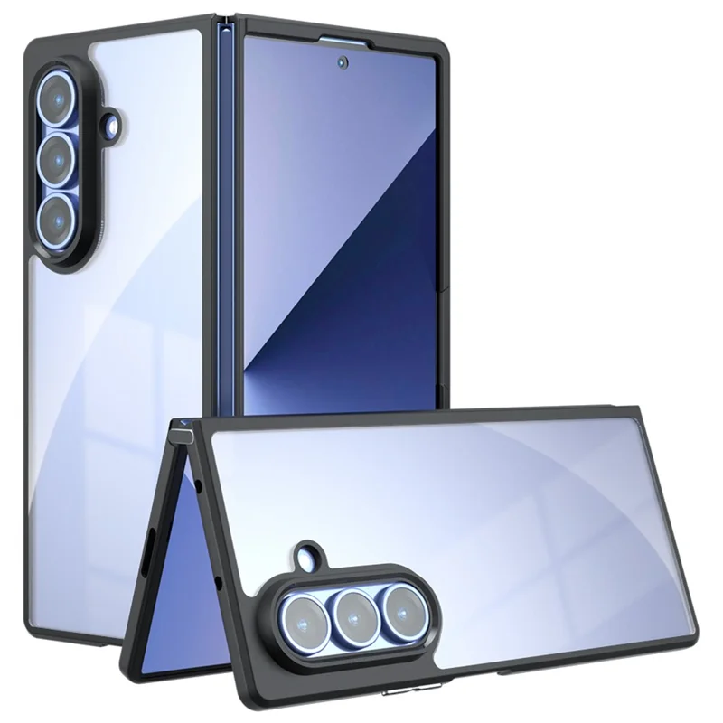Für Samsung Galaxy Z Fold7 5G Hülle TPU + PC Stoßfeste Transparente Handyhülle