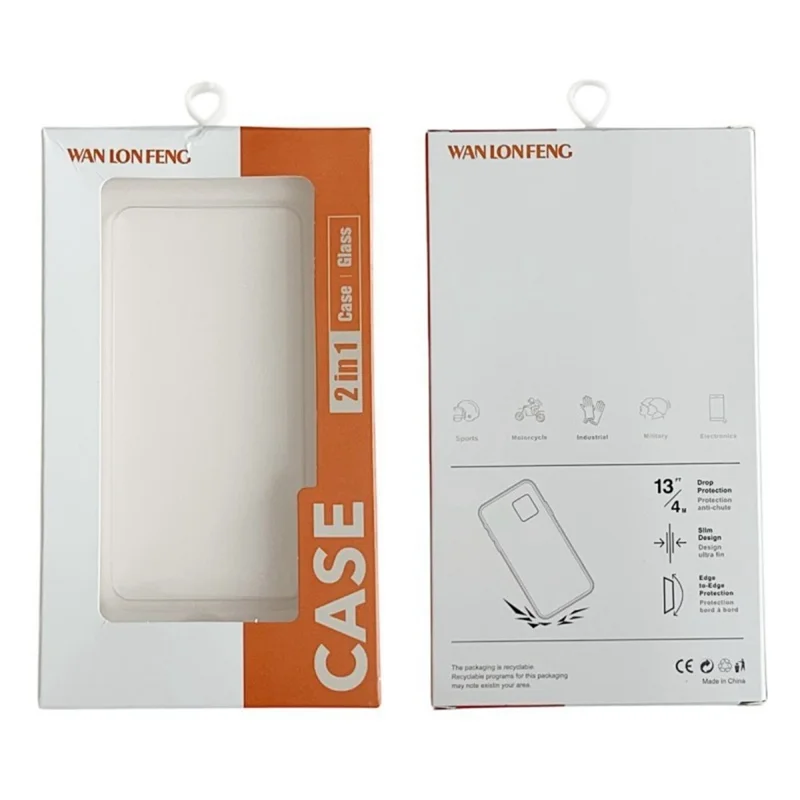 WANLONFENG LM1 Series For iPhone 17 Clear Case Compatible with MagSafe with 2Pcs Screen Films (Big Lens Hole)