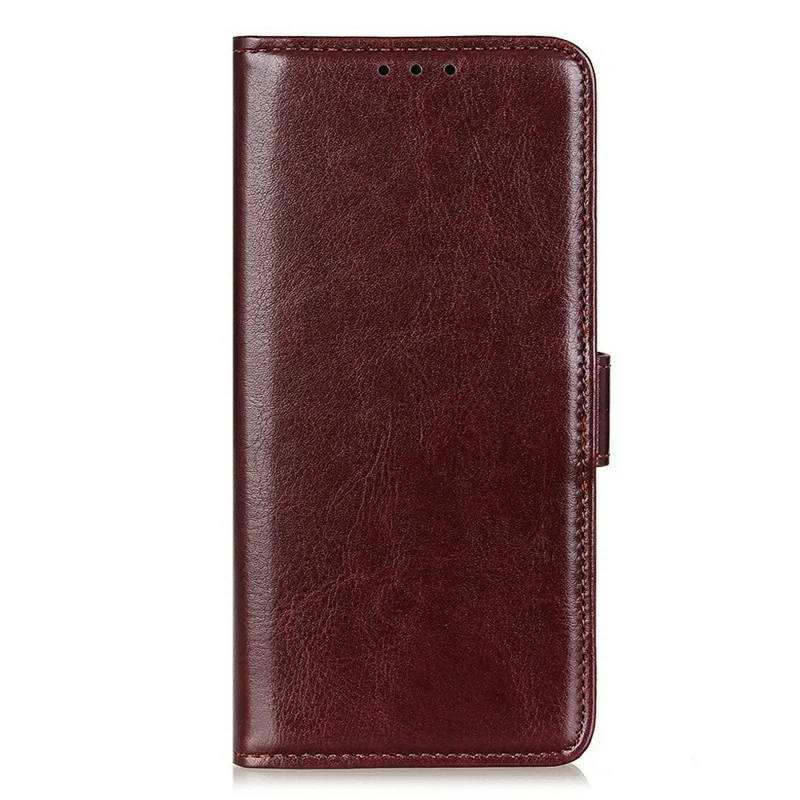 Capa para Honor X6c 4G Estilo Crazy Horse em Couro PU com Suporte para Celular - Marrom