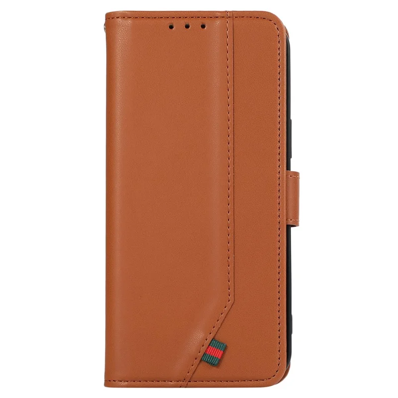 For Honor X6c 4G Case RFID Blocking Flip Leather Phone Cover - Brown