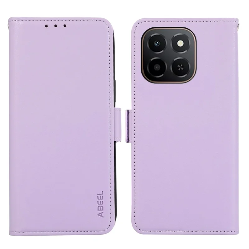 ABEEL Per l'onore X6c 4G Custodia in pelle per telefono con portafoglio RFID Blocking - Viola