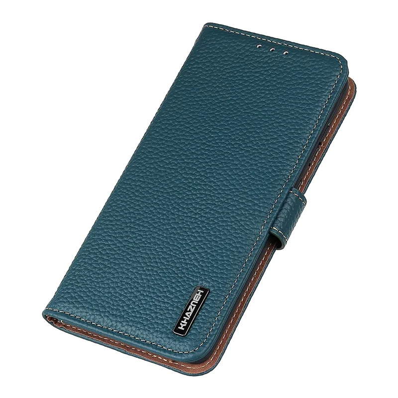 KHAZNEH per Honor X6c 4G Cover in Vera Pelle di Mucca Flip per Telefono - Verde