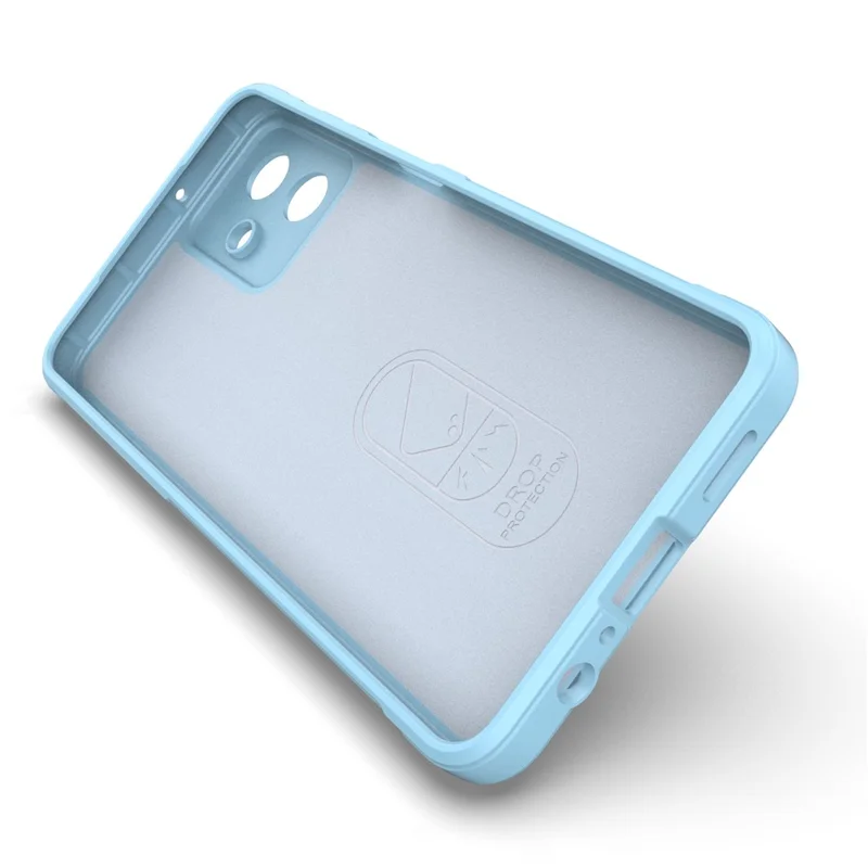 For Samsung Galaxy A07 5G / A07 4G Case Anti-Drop Soft TPU Rugged Phone Back Cover - Baby Blue