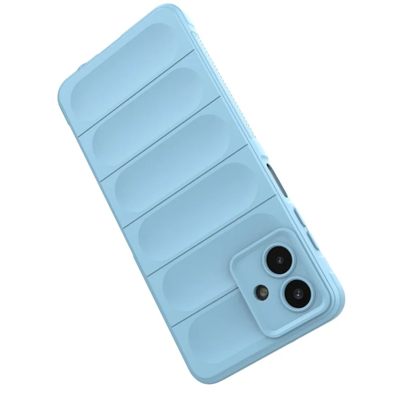 For Samsung Galaxy A07 5G / A07 4G Case Anti-Drop Soft TPU Rugged Phone Back Cover - Baby Blue
