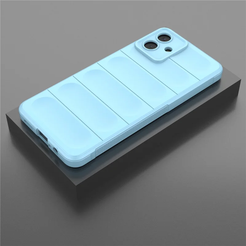 For Samsung Galaxy A07 5G / A07 4G Case Anti-Drop Soft TPU Rugged Phone Back Cover - Baby Blue