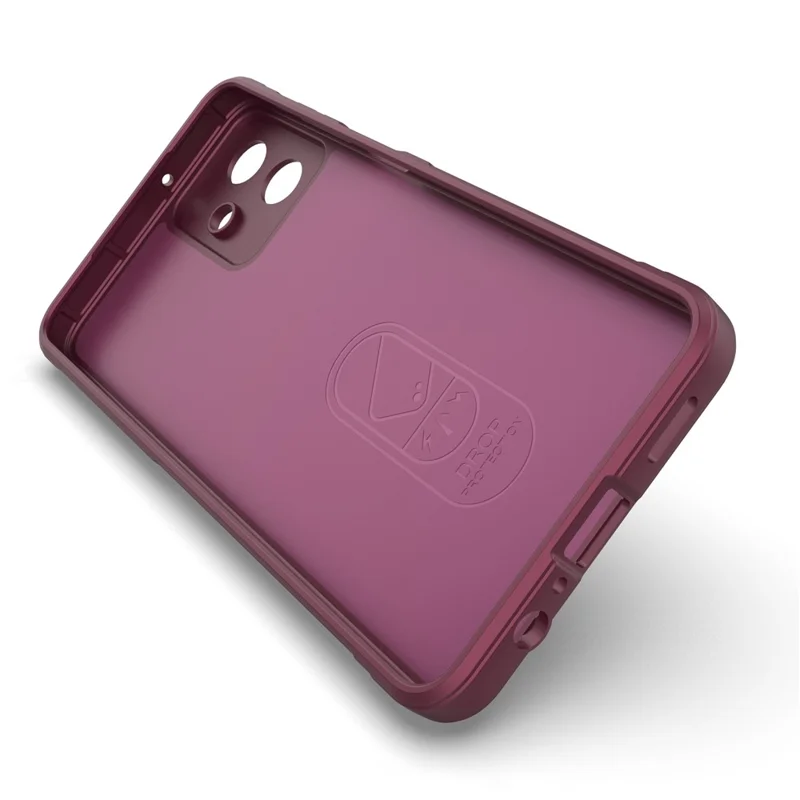 For Samsung Galaxy A07 5G / A07 4G Case Anti-Drop Soft TPU Rugged Phone Back Cover - Wine Red