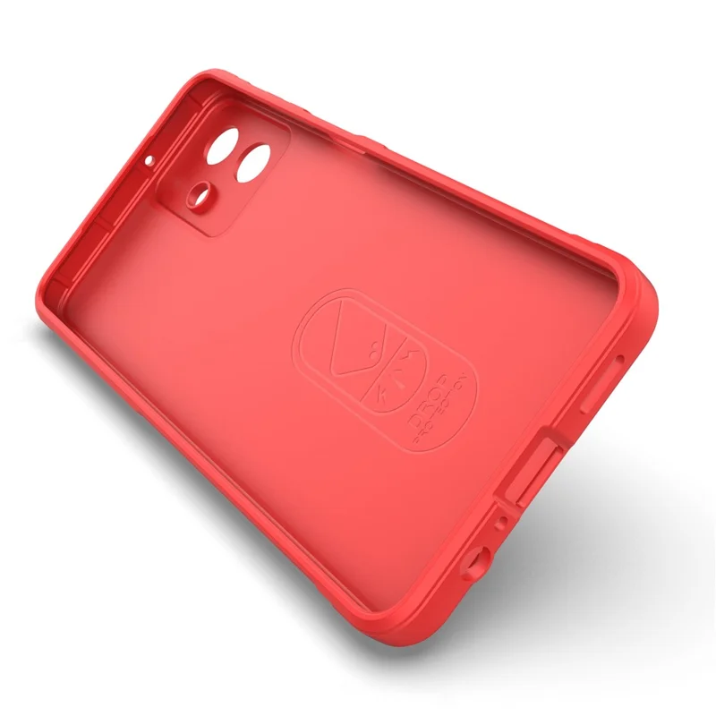 For Samsung Galaxy A07 5G / A07 4G Case Anti-Drop Soft TPU Rugged Phone Back Cover - Red