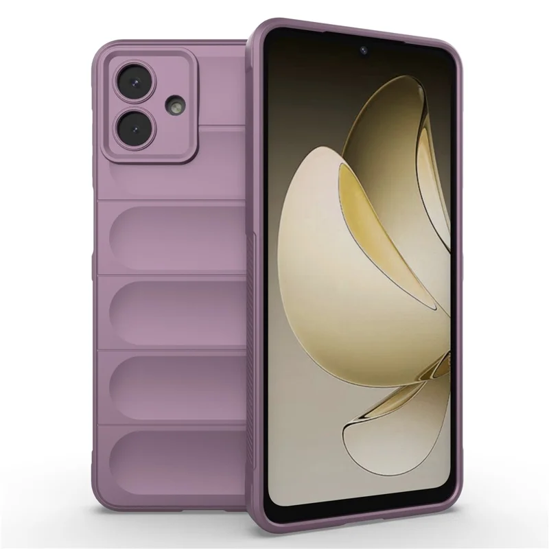 For Samsung Galaxy A07 5G / A07 4G Case Anti-Drop Soft TPU Rugged Phone Back Cover - Light Purple