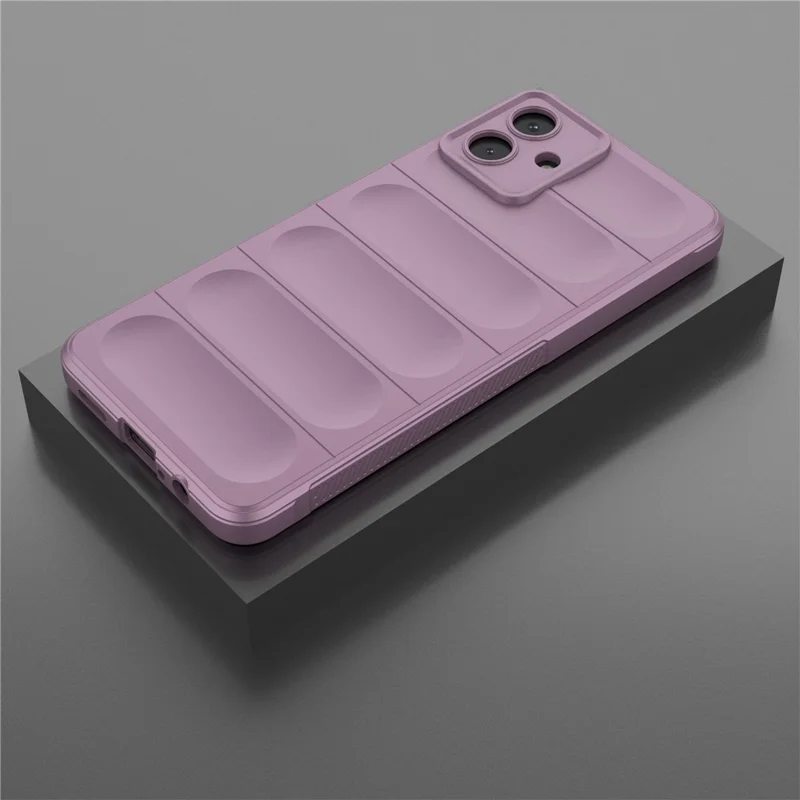 For Samsung Galaxy A07 5G / A07 4G Case Anti-Drop Soft TPU Rugged Phone Back Cover - Light Purple