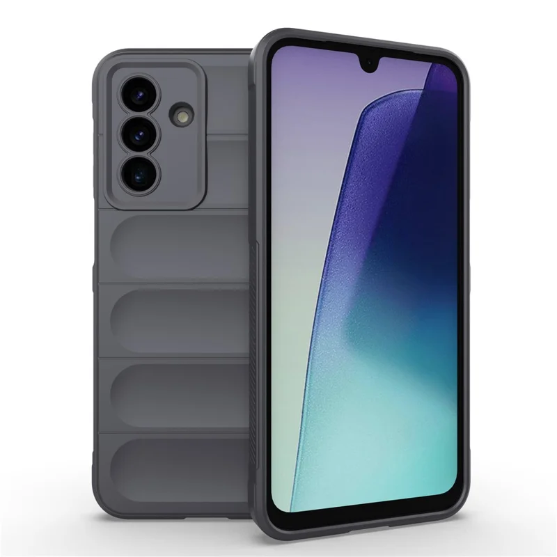 For Samsung Galaxy A17 5G / A17 4G Case Anti-Drop Soft TPU Rugged Phone Back Cover - Dark Grey