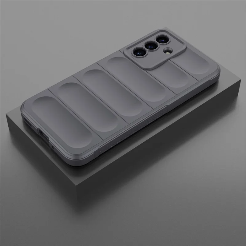 For Samsung Galaxy A17 5G / A17 4G Case Anti-Drop Soft TPU Rugged Phone Back Cover - Dark Grey