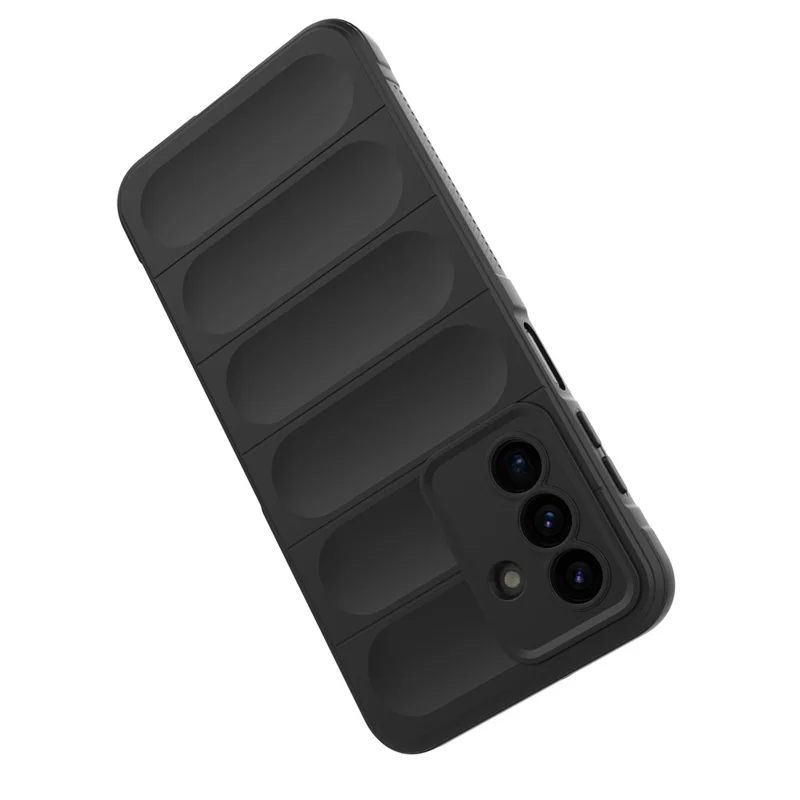 For Samsung Galaxy A17 5G / A17 4G Case Anti-Drop Soft TPU Rugged Phone Back Cover - Dark Grey