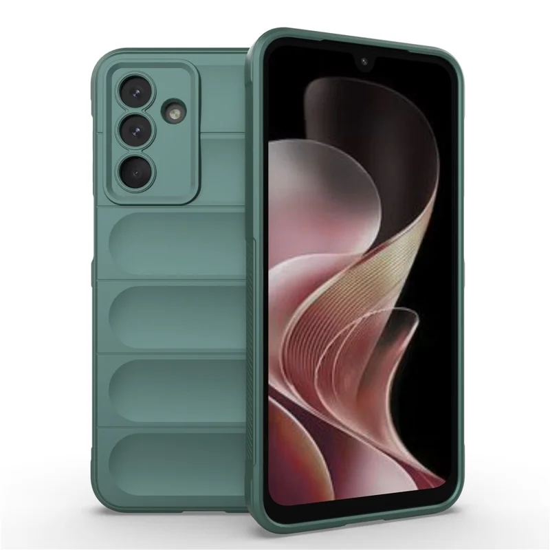 Per Samsung Galaxy M36 5G Custodia Anti-Caduta Morbido TPU Custodia Posteriore Robusta - Verde