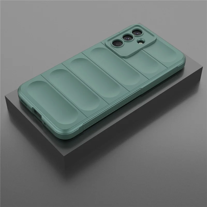 Per Samsung Galaxy M36 5G Custodia Anti-Caduta Morbido TPU Custodia Posteriore Robusta - Verde