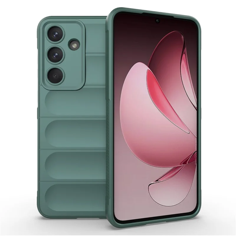 For Samsung Galaxy S25 FE Case Anti-Drop Soft TPU Rugged Phone Back Cover - Green