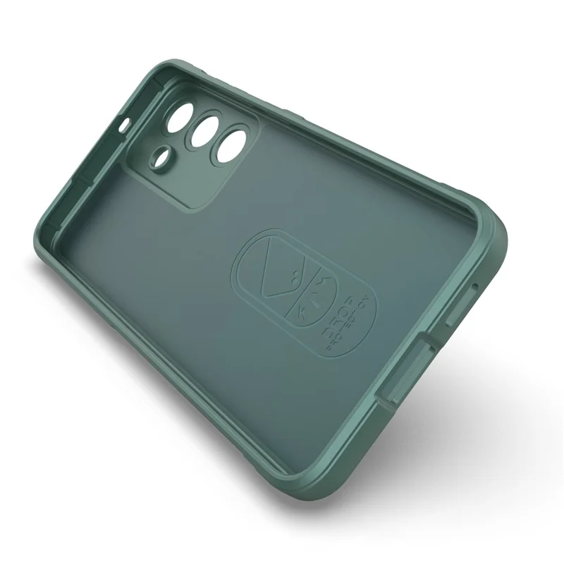 For Samsung Galaxy S25 FE Case Anti-Drop Soft TPU Rugged Phone Back Cover - Green