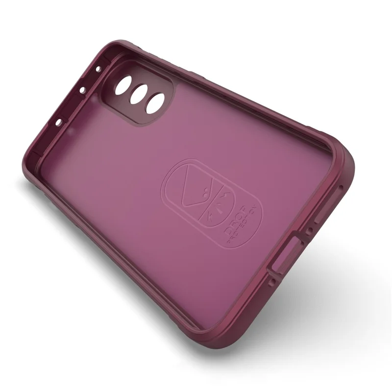 Capa para OnePlus Ace 5 Ultra 5G / Nord 5 5G - Proteção Anti-Queda em TPU Macio, Capa Traseira Resistente - Vermelho Vinho