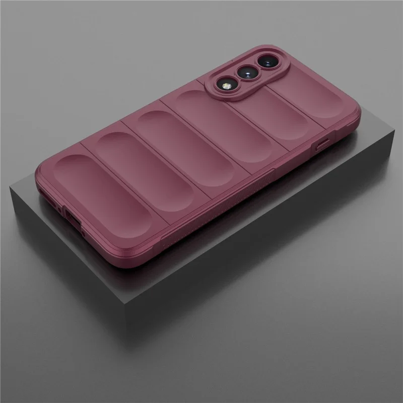 Capa para OnePlus Ace 5 Ultra 5G / Nord 5 5G - Proteção Anti-Queda em TPU Macio, Capa Traseira Resistente - Vermelho Vinho