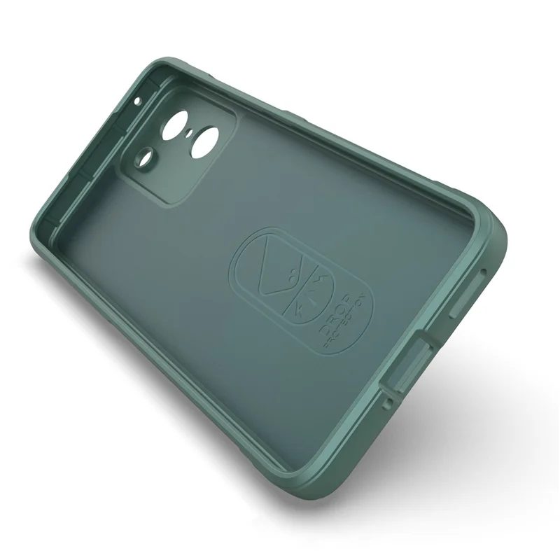For OnePlus Nord CE5 5G  /  Ace 5 Racing 5G Case Anti-Drop Soft TPU Rugged Phone Back Cover - Dark Grey