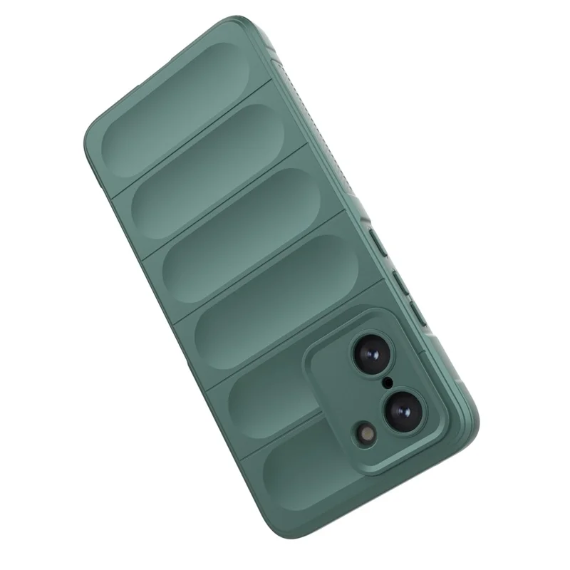 For OnePlus Nord CE5 5G  /  Ace 5 Racing 5G Case Anti-Drop Soft TPU Rugged Phone Back Cover - Dark Grey