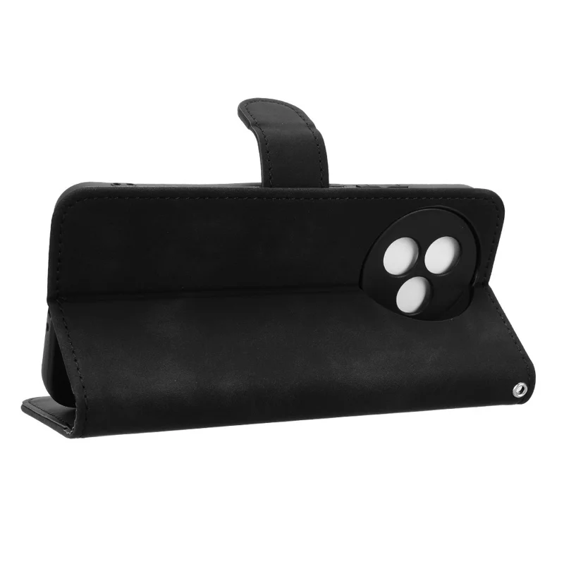 For Xiaomi Redmi K80 Ultra 5G Leather Case Skin Feel Anti Drop Wallet Flip Phone Cover - Black