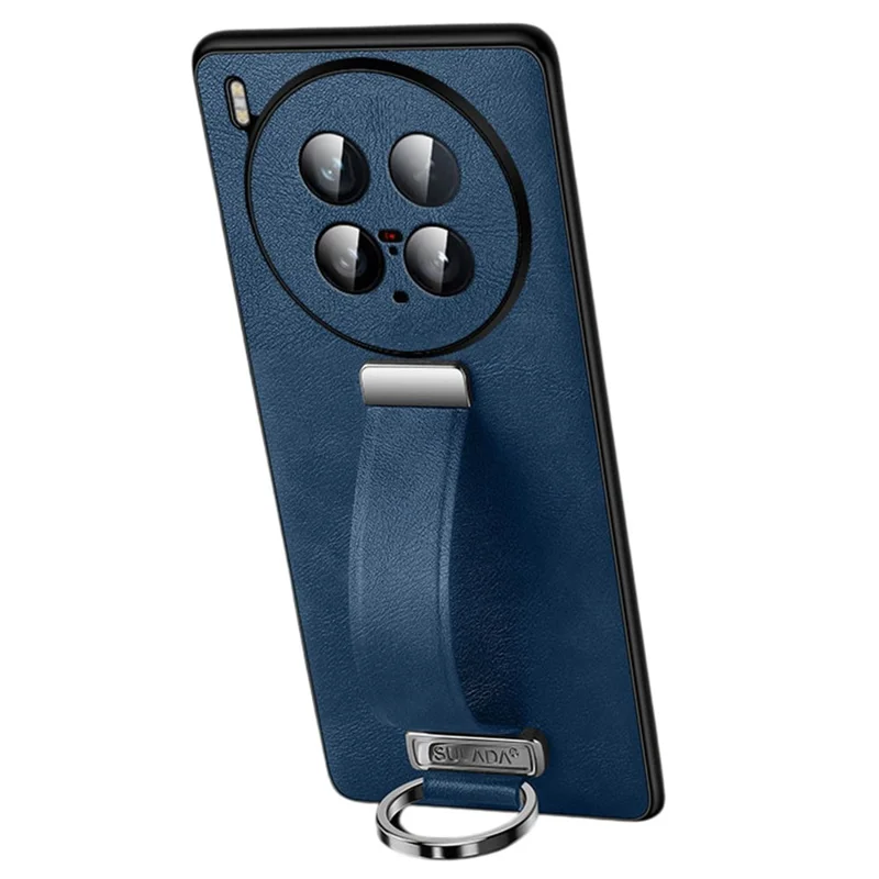 SULADA Mode-Serie für vivo X200 Ultra 5G Hülle Armband Standfuß Leder Rückseite Handyhülle - Blau