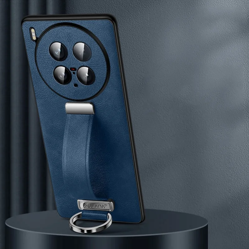 SULADA Mode-Serie für vivo X200 Ultra 5G Hülle Armband Standfuß Leder Rückseite Handyhülle - Blau