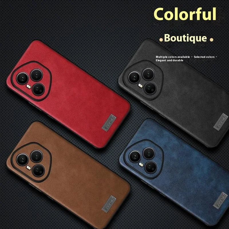 SULADA per Honor 400 Pro 5G (Globale) Cover in Pelle PU + TPU + PC Posteriore per Telefono - Nero