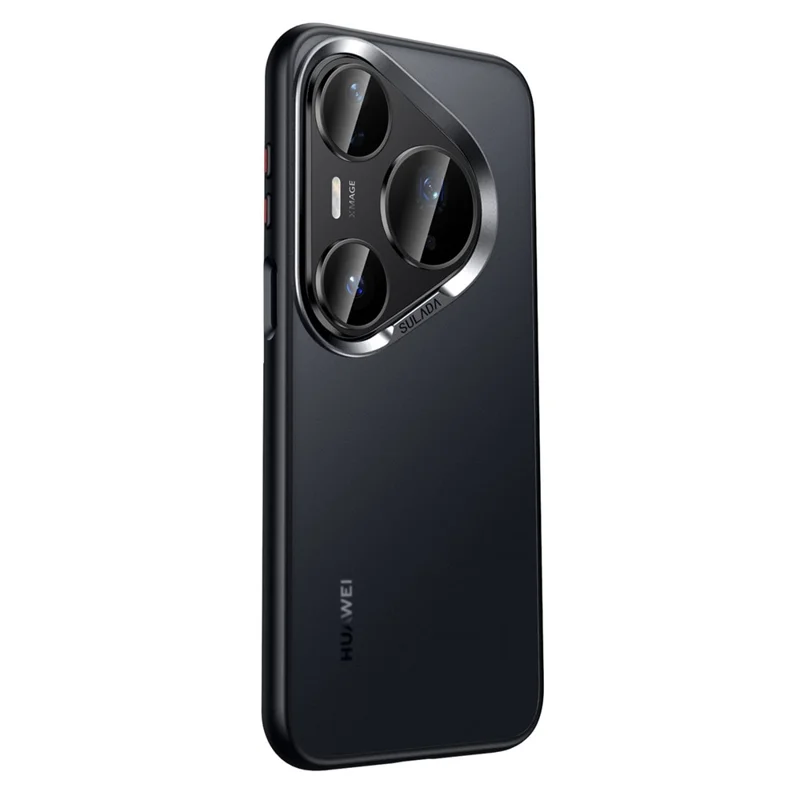 SULADA pour Huawei Pura 80 Ultra Étui PC+TPU Antichoc Mat Protection Téléphone - Noir