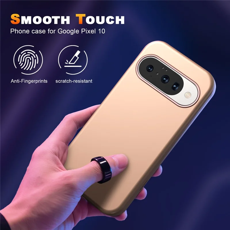 GW03 For Google Pixel 10 / 10 Pro Case TPU + PC Phone Cover Dual Layer Shockproof - Rose Gold